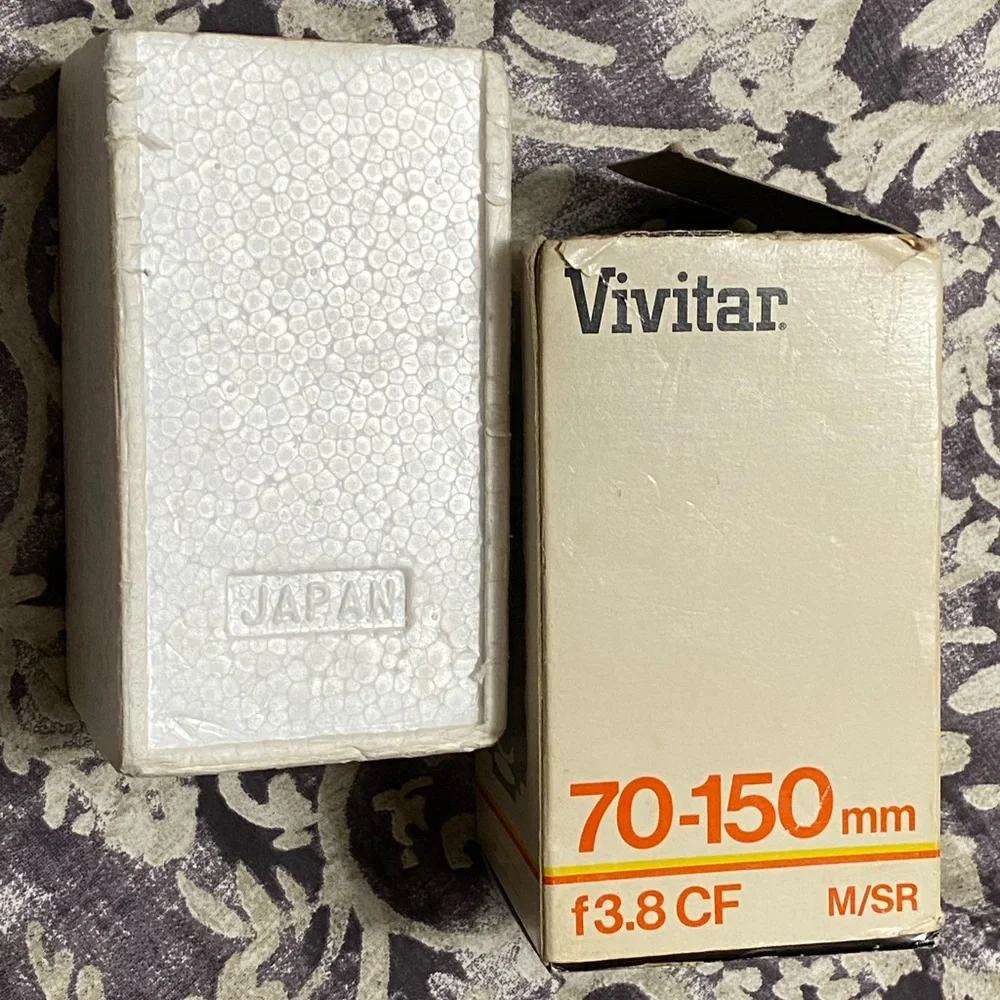 Vintage Vivitar 70mm-150mm f3.8 Close Focusing Auto Zoom 52MM Fixed Mount Lens